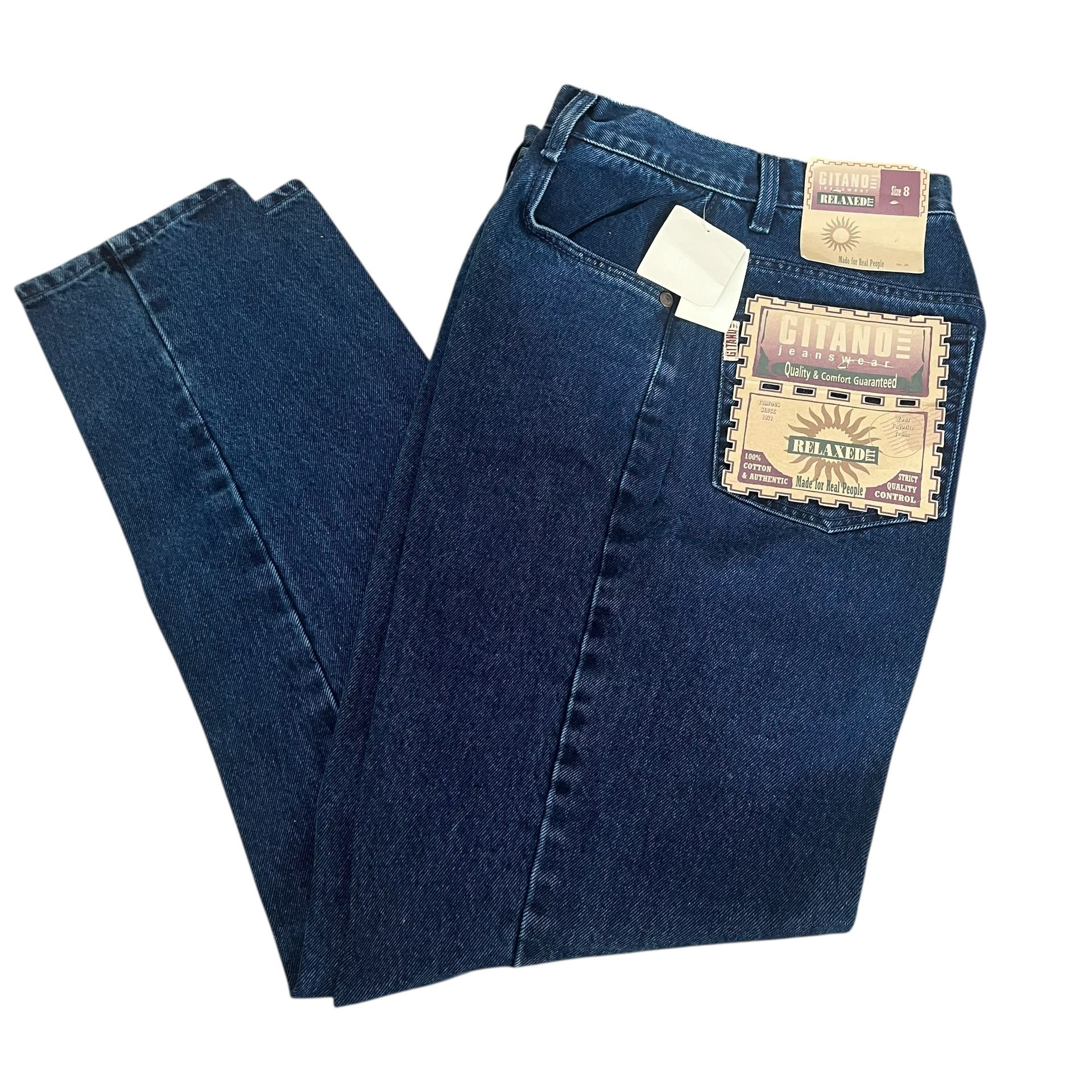 NEW Gitano Relaxed Fit Jeans Women’s Size 8 Vintage 1980’s NWT