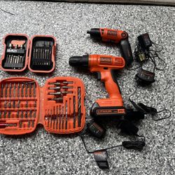 Black & Decker Drill And Hand Drill 