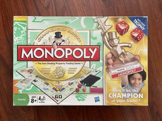 Monopoly Championship Edition With All Pieces