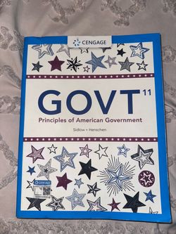 GOVT 11 Principles of American Government Textbook