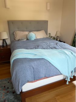 Queen size bed frame (mattress NOT included)