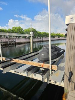 Jet Ski spot on Lift (Ready To Launch At All Times) By Haulover Sandbar