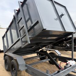 New 12ft Long Hydraulic Dump Trailer 🌺
