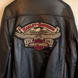 Vintage Harley Davidson Leather Jacket 