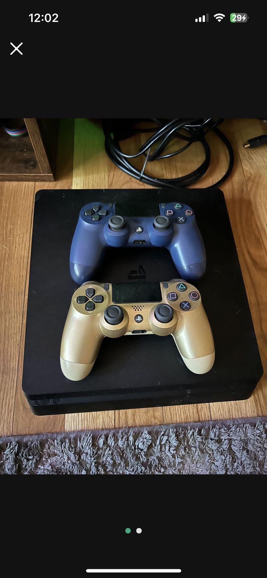 (Navy) PS4 Controller ONLY