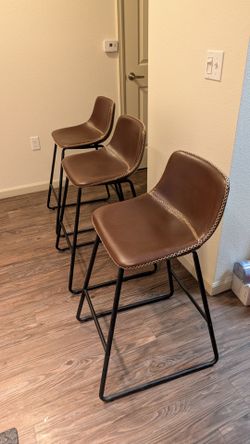 HeuGah Counter Bar Stools (3 count)