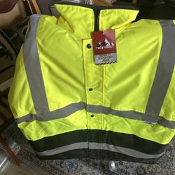 Green Safety Jacket