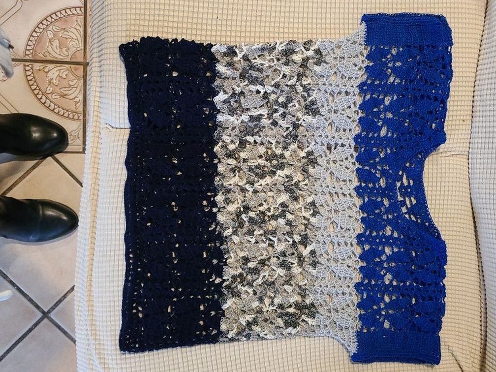 Crochet Multi Tone Blouse