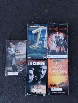 5 VHS Tapes