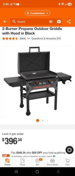 Blackstone 30-in Black Coated Steel  Griddle
 new 