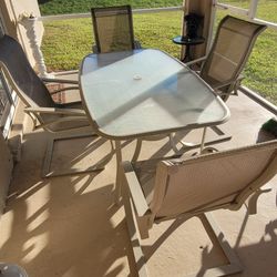 4 Chair Patio Set