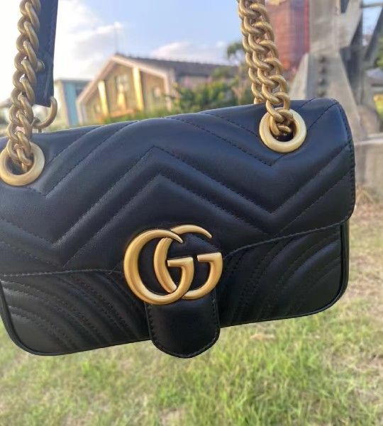 GG Marmont Bag Black New 26