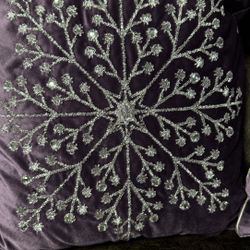 Beautiful Purple Theo Throw Pillows 