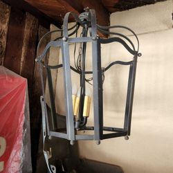 Old Metal Chandelier