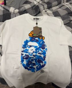 blue bape tee