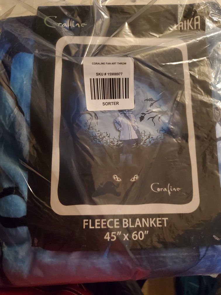 Coroline Fleece Blanket NEW