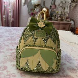 Tiana Sequin Princess Loungefly Minibackpack