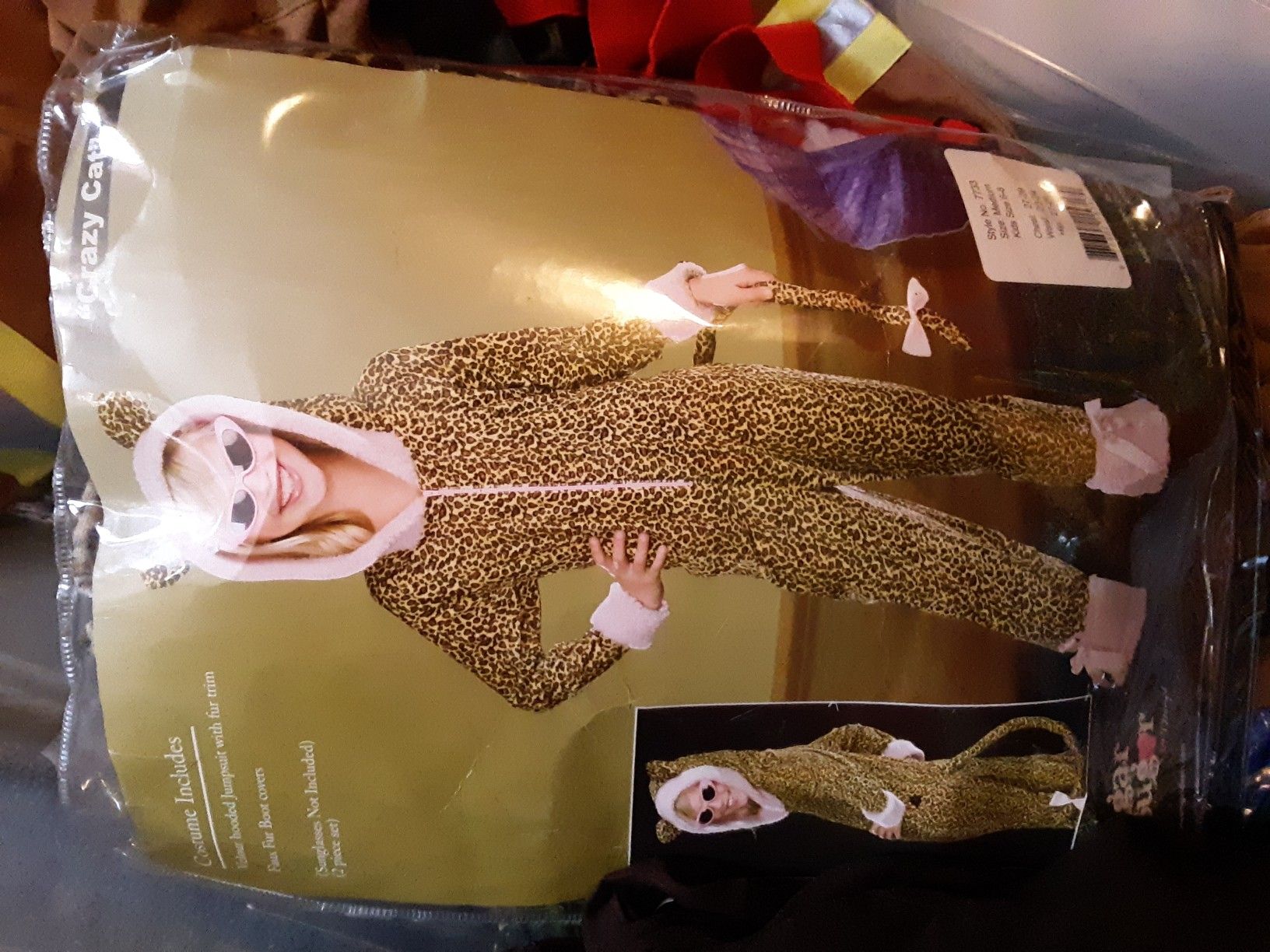Girl's cheetah costume