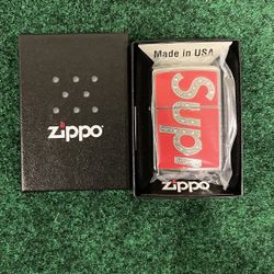 Supreme x Swarovski Zippo Lighter Red Brand new