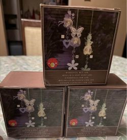 3-Pack Outdoor/Indoor LED Hanging Wind Chime Lights – (2) Frogs & (1) Butterfly