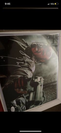 Ron Perlman signed Hellboy 8x10