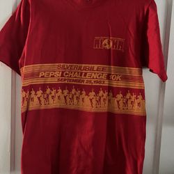 vtg 80s ALOHA HAWAII SILVER JUBILEE PEPSI CHALLENGE 10K RACE SEPT 1983 t-shirt