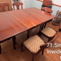 Dining Table And Chairs