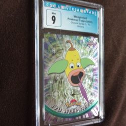 Pokemon Topps Chrome Weepinbell CGC Graded 9