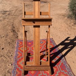 Vintage Adjustable Wooden Artist’s Easel