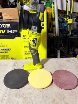 RYOBI TOOL ONLY ONE+ 18V 5 in. Variable Speed Dual Action Polisher USED $100