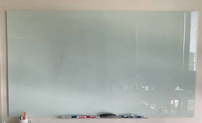 Premium Quartet InvisaMount 74" x 42" Magnetic Glass Dry-Erase Boards – Great Condition (10 Available)