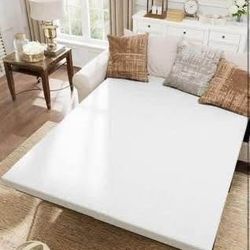 New 4" Sofa Bed Mattress Replacement, Memory Foam Sofa Mattress Topper, full size