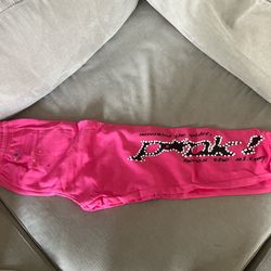 Pink Spider Sweatpants Size Large Brand New