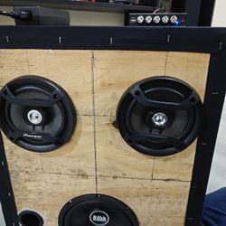 Diy-Speaker Box- 2x full range speakers 1x subwoofer