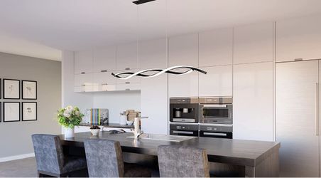 Suspended Linear Pendant Black