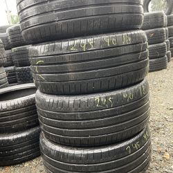 Set Of 245 40 18 Pirelli Tires 