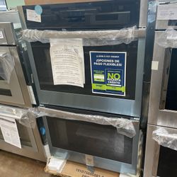 G E 30 Inch Wide Stainless Steel Double Wall Unit