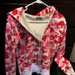 Pink Bape Zip up