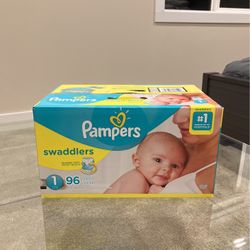 Pampers Swaddles, 96 Ct, Size 1
