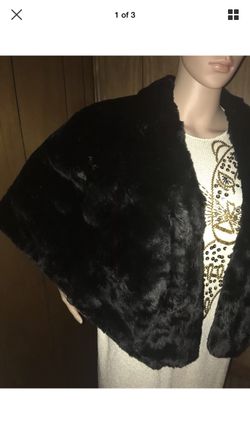 Fur stole/ cape