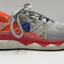 Reebok Floatride Run Ultraknit RBK 6352-1L Men’s Size 12 Gray Orange Running Shoes