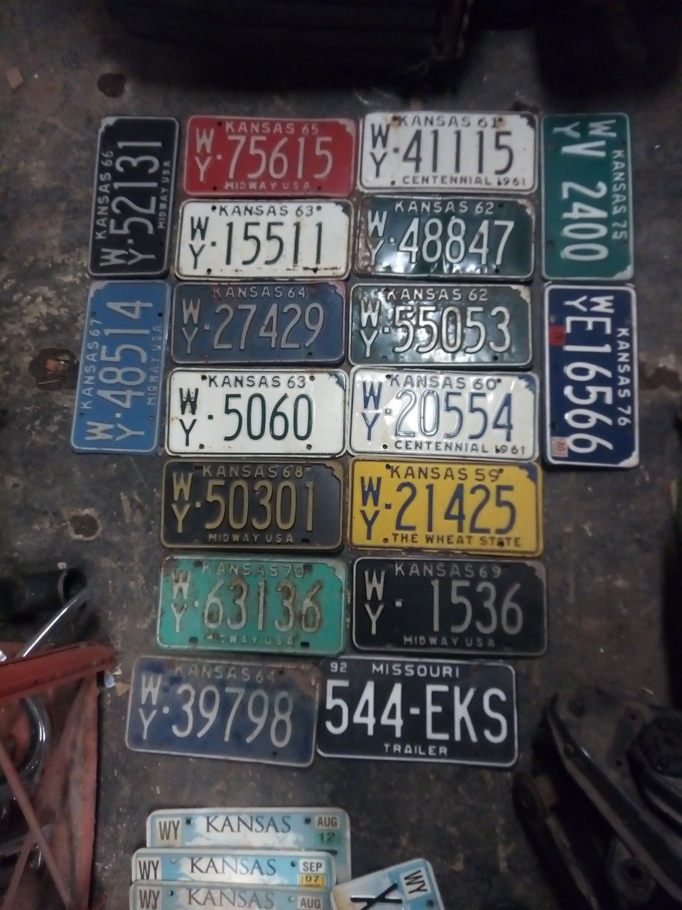 Antique plates