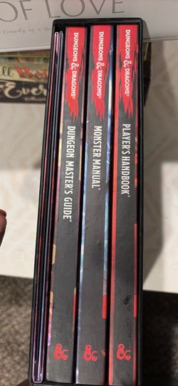 Dungeons and dragons core rule books