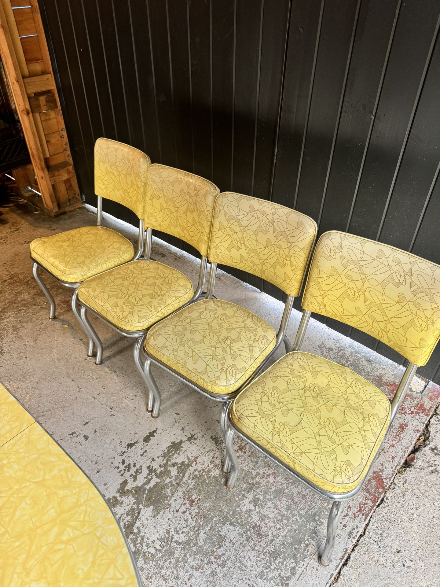 Retro 60’s Style Table And Chairs. Is Available, Will Be Removed When Not Available