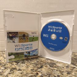 Wii Sports Nintendo Disc & Instruction Manual - Tested and Works!