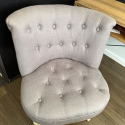 Grey Upholstered Chair