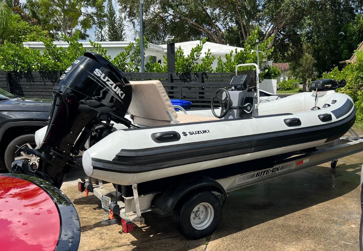 14.5 Aliance Rib Boat Inflatable New Suzuki 2024 70hp