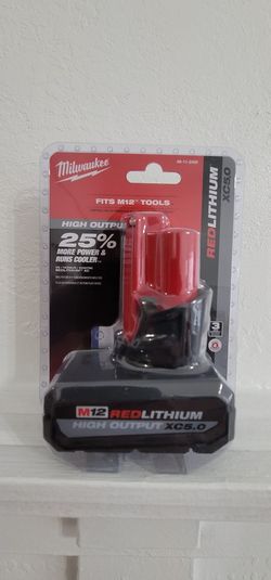M12 REDLITHIUM HIGH OUTPUT XC5.0 Battery Pack
Each