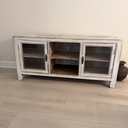 Beach White Cabinet Or console Table