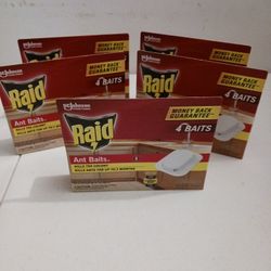 Raid Ant Baits- 5 boxes- $10
